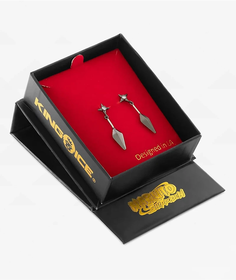 King Ice x Naruto Ninja Tool Earrings