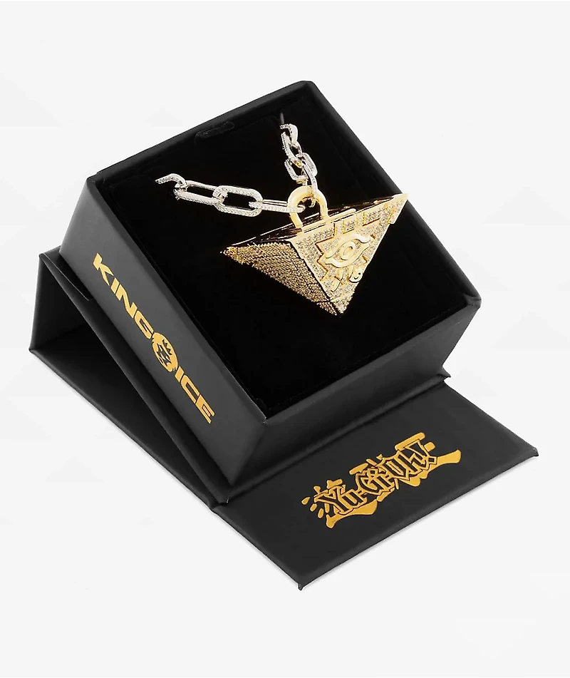 King Ice x Yu Gi Oh! Iced Millenium Puzzle Necklace