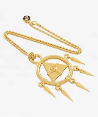 King Ice x Yu-Gi-Oh! Millenium Ring Gold Necklace
