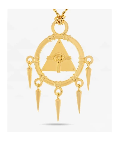 King Ice x Yu-Gi-Oh! Millenium Ring Gold Necklace