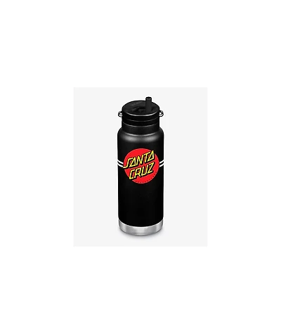 Klean Kanteen x Santa Cruz Classic Dot TKWide Black Water Bottle 32 oz