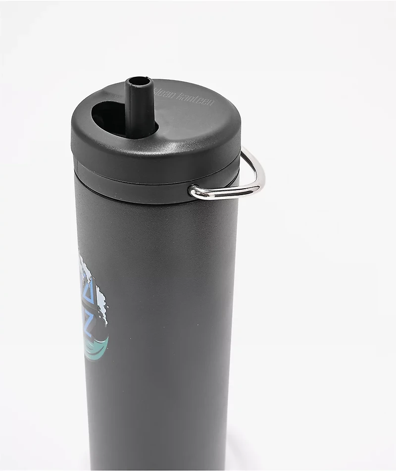 Klean Kanteen x Santa Cruz Wave Dot TKWide Black Water Bottle 20 oz