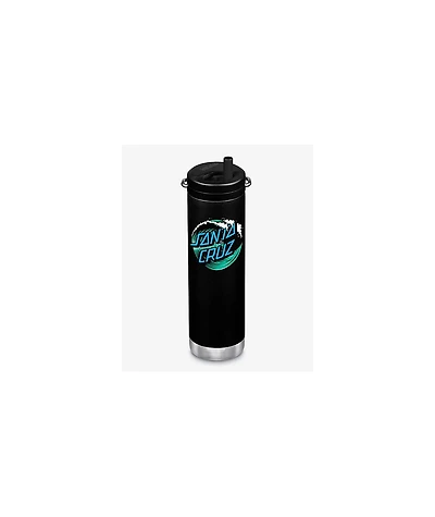 Klean Kanteen x Santa Cruz Wave Dot TKWide Black Water Bottle 20 oz