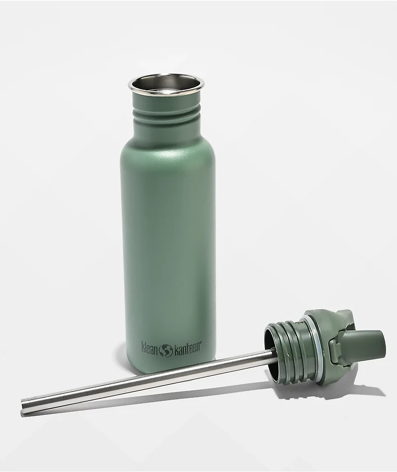 Kleen Kanteen Classic Flip Seal Sea Spray Green Water Bottle 18oz