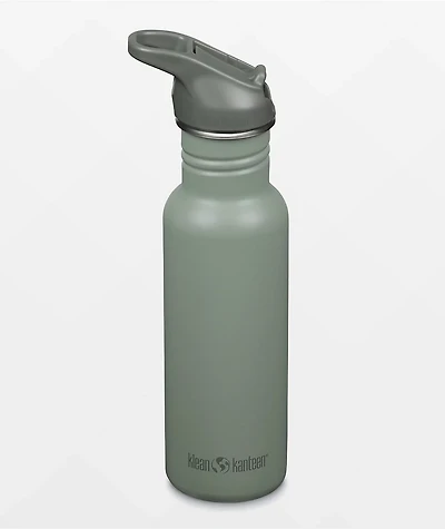 Kleen Kanteen Classic Flip Seal Sea Spray Green Water Bottle 18oz