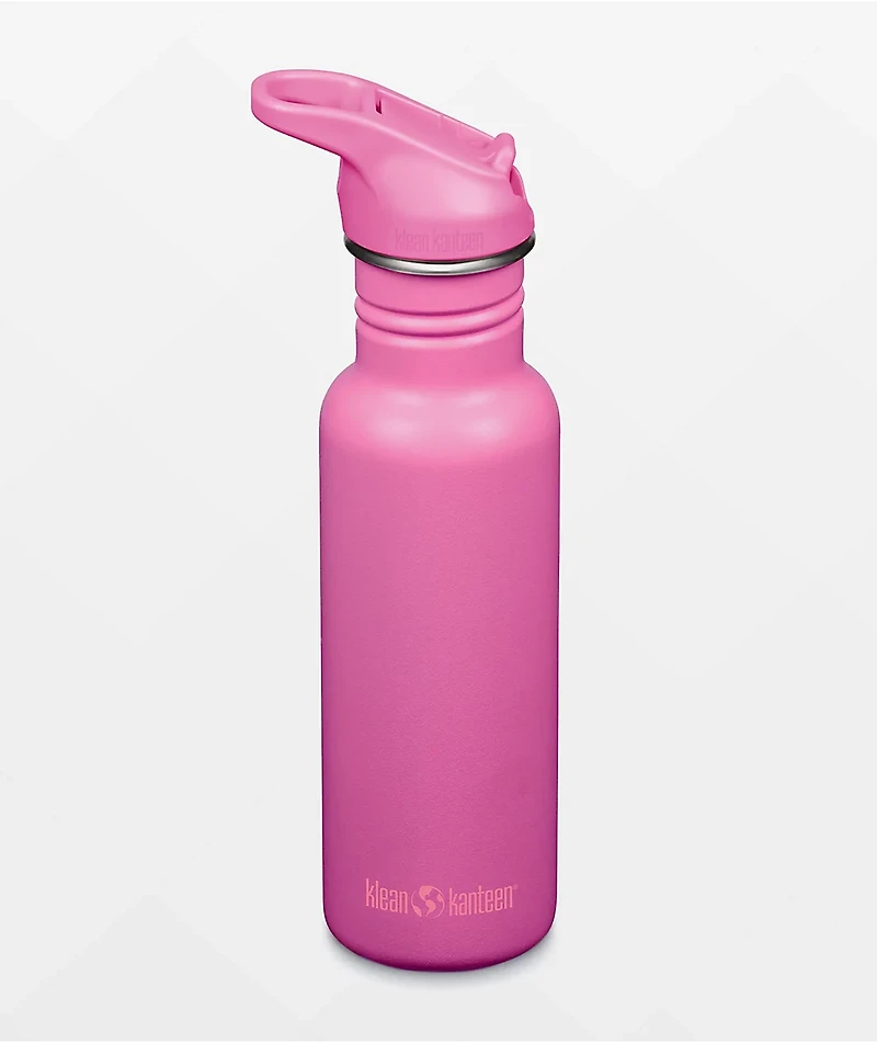 Kleen Kanteen Classic Flip Seal Violet Water Bottle 18oz