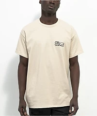Know Bad Daze Angel Of Death Tan T-shirt