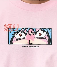 Know Bad Daze Anger Pink T-Shirt