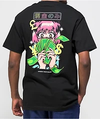 Know Bad Daze Cash Only Black T-Shirt