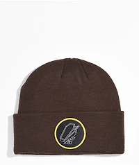 Know Bad Daze Coffin Brown Beanie