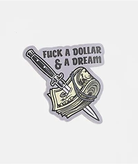 Know Bad Daze Dollar Sticker