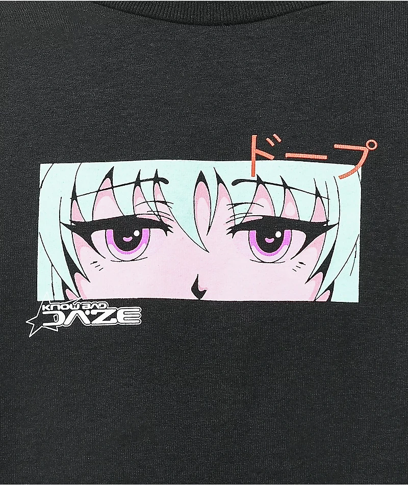 Know Bad Daze Dopey Black T-Shirt