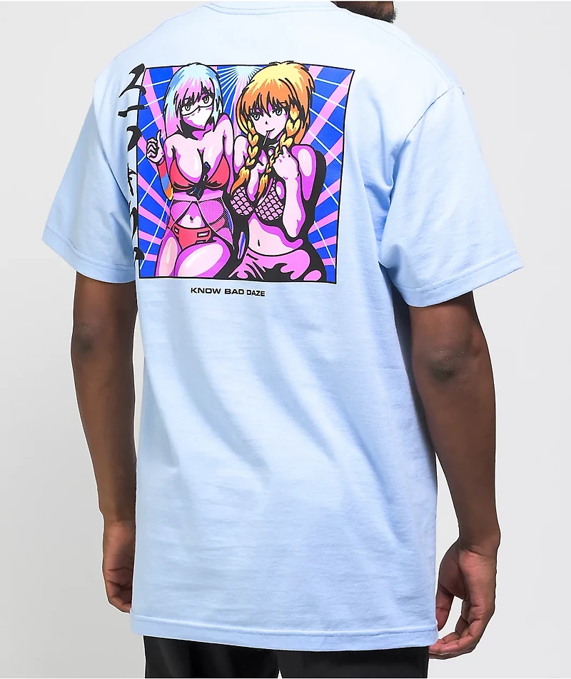 Know Bad Daze Euphoria Light Blue T-Shirt