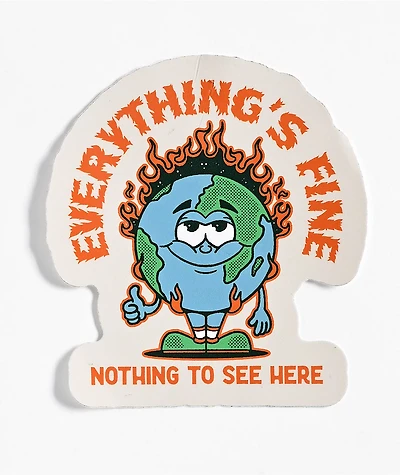 Know Bad Daze Fine Sticker