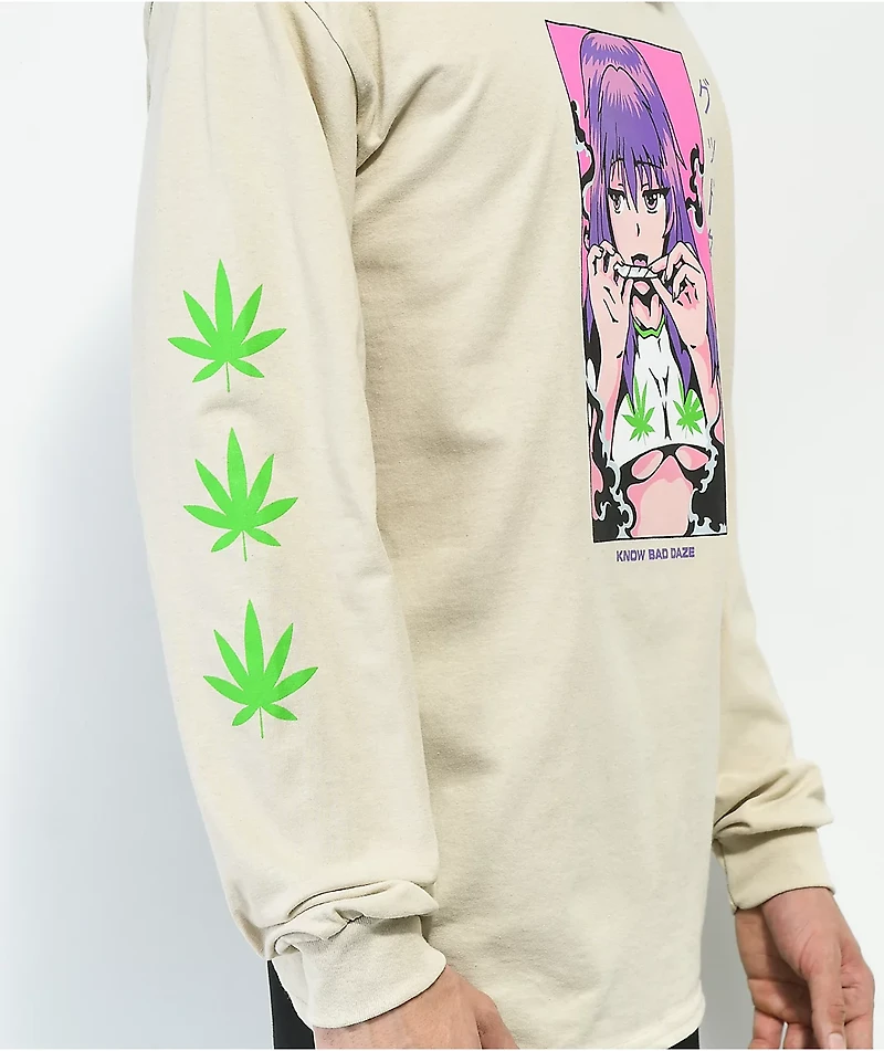 Know Bad Daze Good Times Rool Sand Long Sleeve T-Shirt