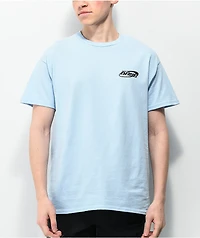Know Bad Daze Heavens Door Light Blue T-Shirt