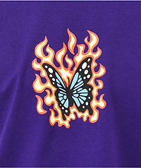 Know Bad Daze Hot Fire Purple T-Shirt