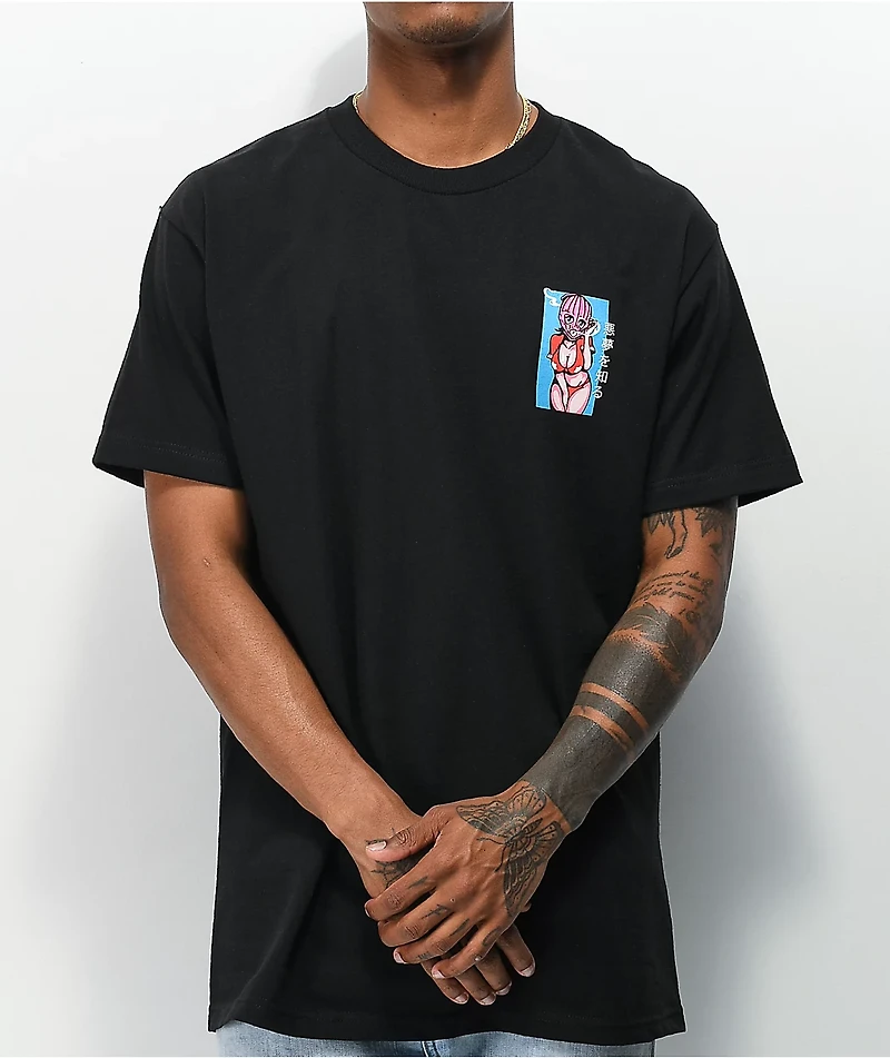 Know Bad Daze Smoke Black T-Shirt
