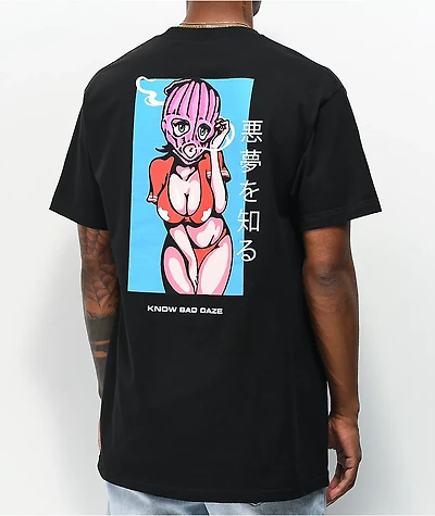 Know Bad Daze Smoke Black T-Shirt