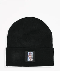 Know Bad Daze Smoke Work Black Beanie