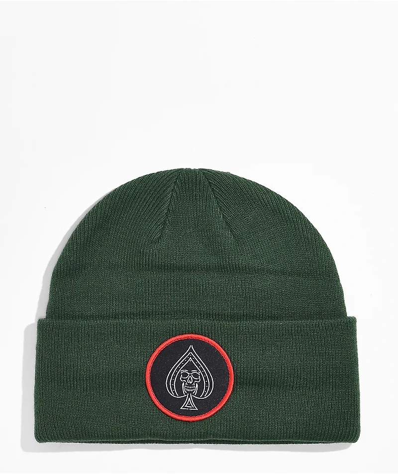 Know Bad Daze Spade Green Beanie
