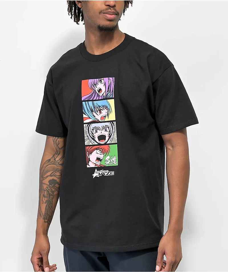 Know Bad Daze Temper Black T-Shirt