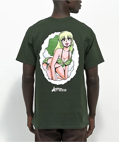 Know Bad Daze XTC Dark Green T-Shirt