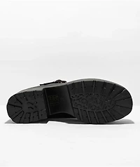 Koi Mary Janes Black & Pearl Platform Shoes