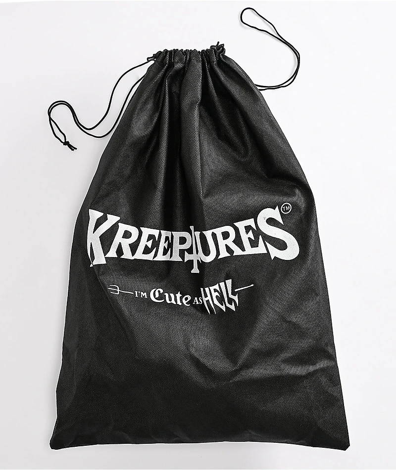 Kreeptures Undead Black Teddy Bear Plush Toy
