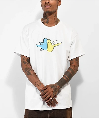Krooked Birg Hug White T-Shirt
