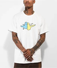 Krooked Birg Hug White T-Shirt