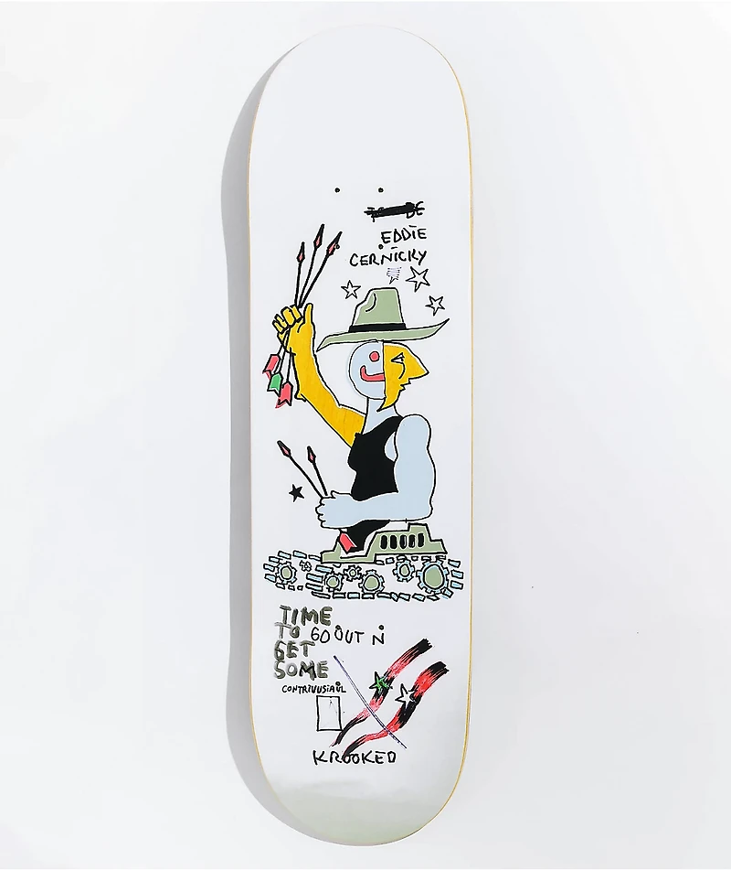 Krooked Eddie Cernicky Get Sum 8.5" Skateboard Deck