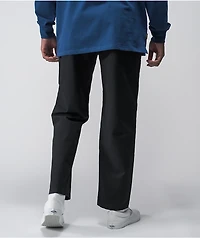 Krooked Eyes Black Elastic Waist Pants