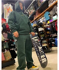 Krooked Eyes Dark Green Corduroy Hoodie