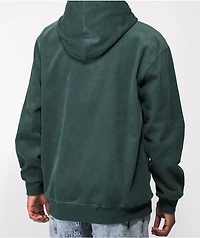 Krooked Eyes Dark Green Corduroy Hoodie