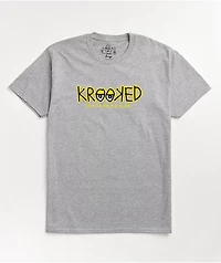 Krooked Eyes Fill Grey T-Shirt