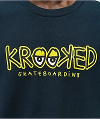 Krooked Eyes Fill Navy T-Shirt