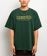 Krooked Eyes Green T-Shirt