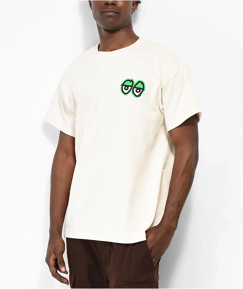 Krooked Eyes Natural T-Shirt