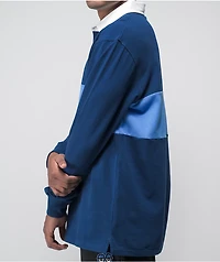 Krooked Eyes Navy & Blue Rugby Shirt