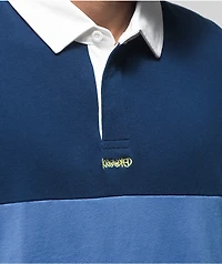 Krooked Eyes Navy & Blue Rugby Shirt
