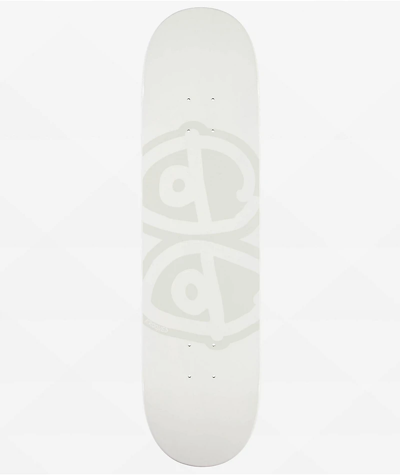 Krooked Eyes White 8.06" Skateboard Deck