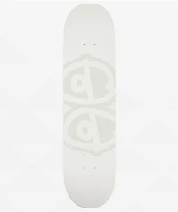 Krooked Eyes White 8.06" Skateboard Deck