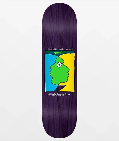 Krooked Gonz Freek Show 8.62" Skateboard Deck