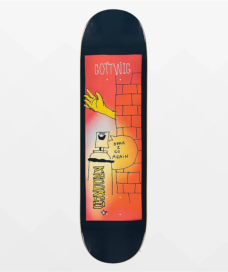 Krooked Gottwig Aerosol 8.25" Skateboard Deck
