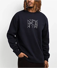 Krooked Greetings Navy Crewneck Sweatshirt