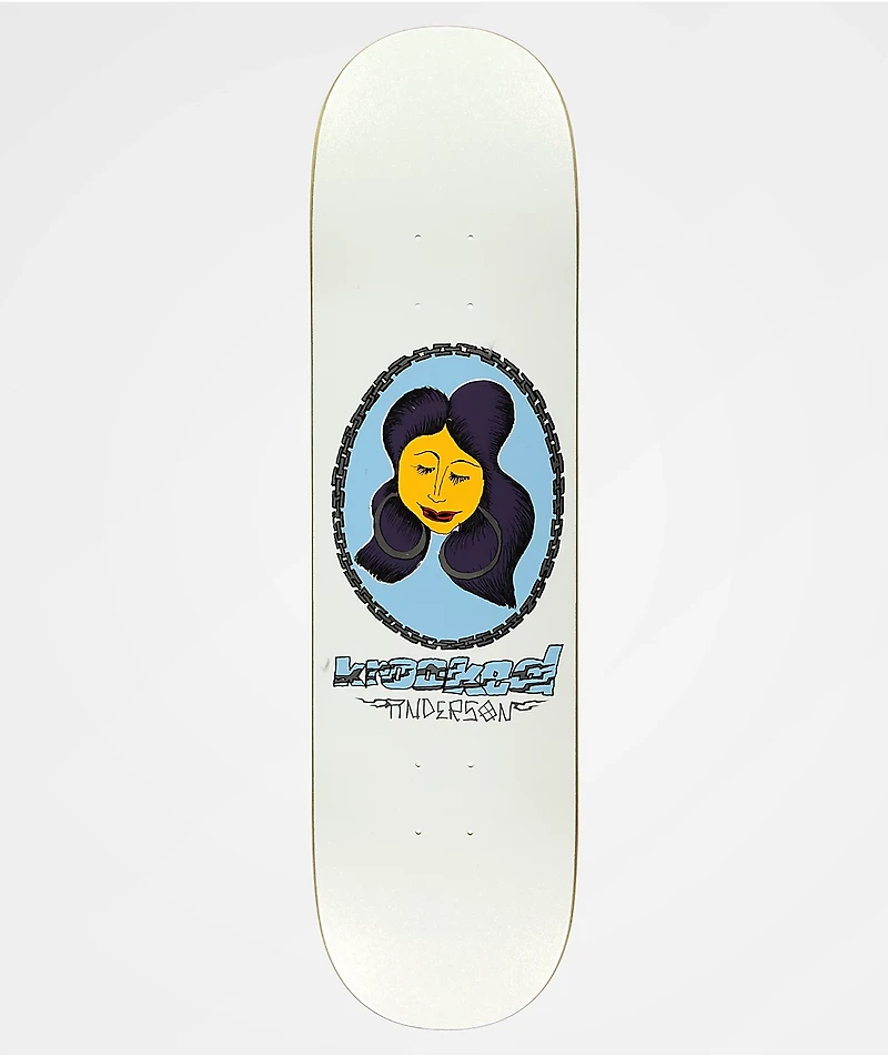 Krooked Manderson Chain Frame 8.38" Skateboard Deck