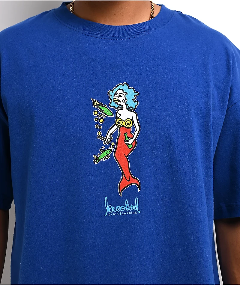 Krooked Mermaid Blue T-Shirt
