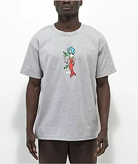 Krooked Mermaid Grey T-Shirt