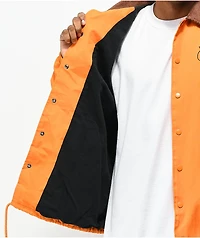 Krooked Moon Smile Orange Bomber Jacket